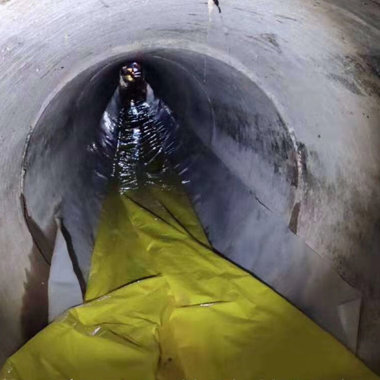 沙湖原种场管道紫外光固化修复